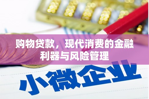浈江购物贷款，现代消费的金融利器与风险管理