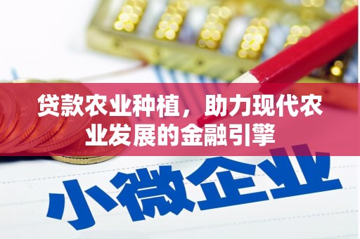 凤阳贷款农业种植，助力现代农业发展的金融引擎
