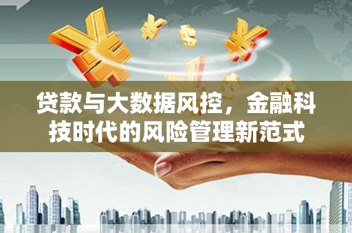 南平贷款与大数据风控，金融科技时代的风险管理新范式