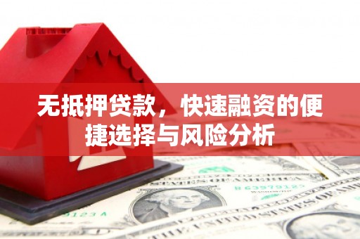 昆都仑无抵押贷款，快速融资的便捷选择与风险分析