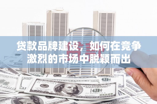 阿里山贷款品牌建设，如何在竞争激烈的市场中脱颖而出