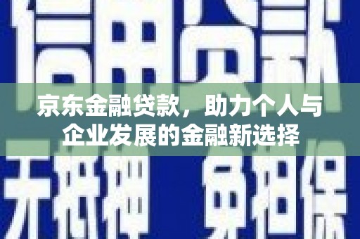 汉阳京东金融贷款，助力个人与企业发展的金融新选择