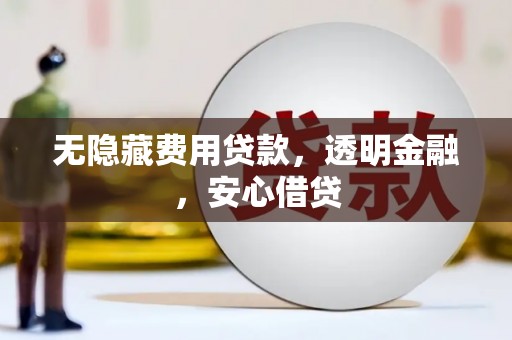 仁布无隐藏费用贷款，透明金融，安心借贷